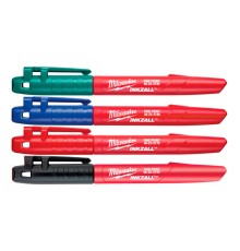 Set de markere colore cu vârf fin Milwaukee (48223106)