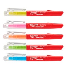 Set de markere evidențiatoare colore Milwaukee (48223206)