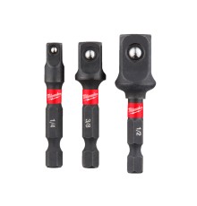 Set de adaptoare MILWAUKEE (4932479228) 3 buc.