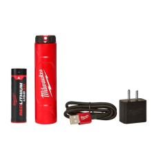 Set acumulator și încărcător USB Milwaukee L4 NRG-301 (4932492628)