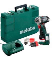 Mașină de găurit și înșurubat Metabo PowerMaxx BS Quick Basic Set (600156910)