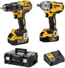 Set de scule cu acumulator DeWALT DCK2077P2T