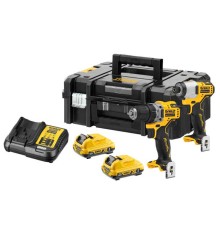 Set scule cu acumulator DeWALT DCK2110L2T (DCD701+DCF801)