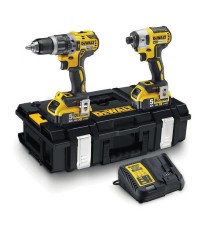 Set scule cu acumulator DeWALT DCK266P2T (DCD796+DCF887)