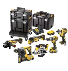 SET SCULE CU ACUMULATOR DEWALT DCK685P3T (DCH273+DCG405+DCF887+DCD796+DCS570+DCS355)