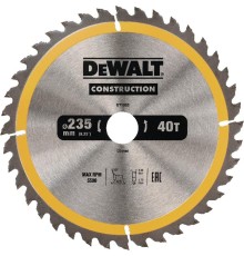 Panza circulara DEWALT 235x30mm 40T DT1955